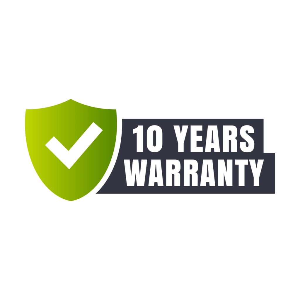 Single Product with 10 years warranty