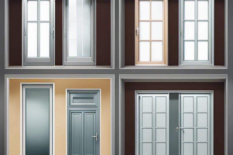 A set of different doors vector | price 1 credit usd $1.