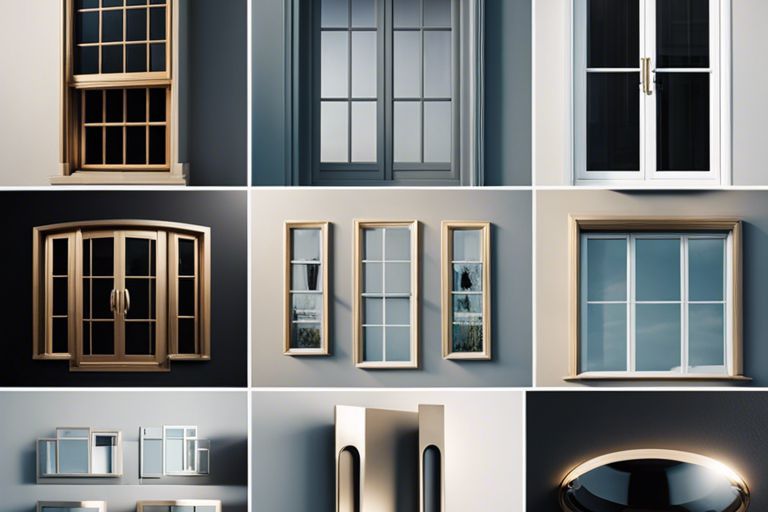 A collection of different types of windows and doors.